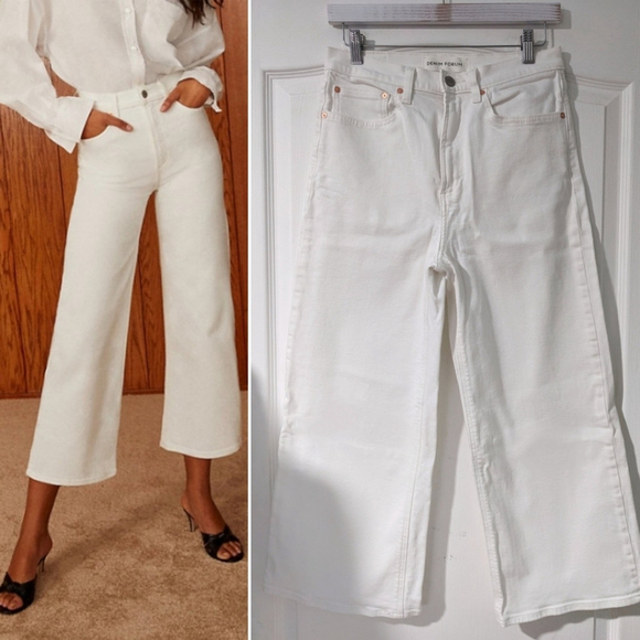 Aritzia Denim - Aritzia Denim Forum | The Joan High-Waist Wide Leg in White